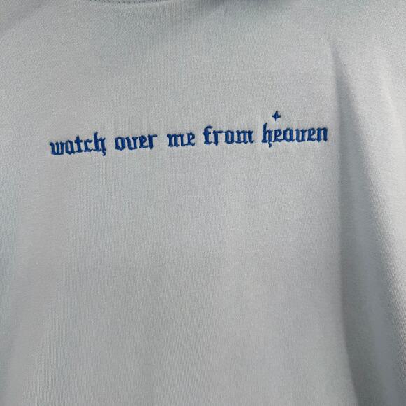 Seven Emotions Watch Over Me from Heaven Hoodie Sweatshirt Adult L Light Blue - Picture 4 of 8